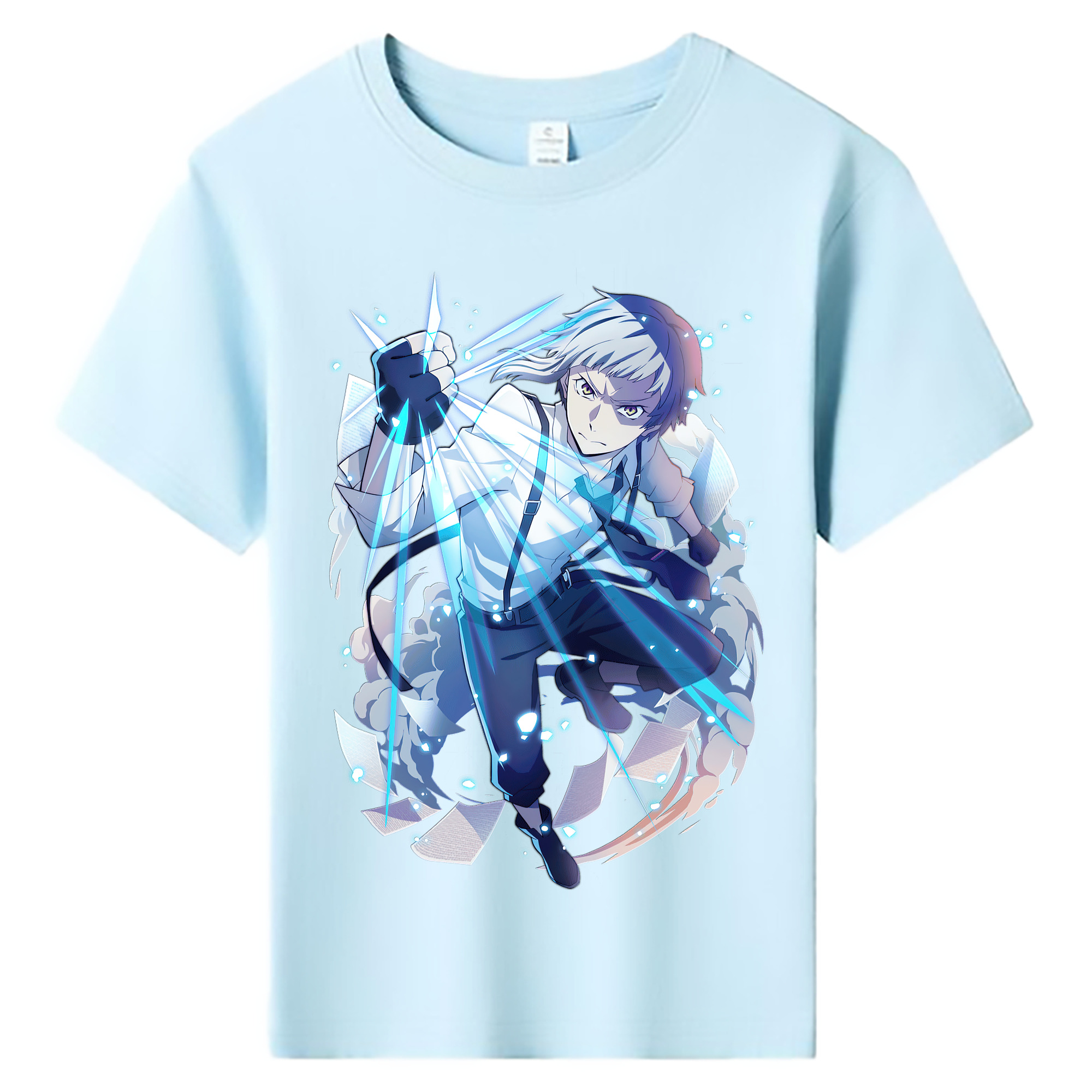 （画像用） 文豪ストレイドッグス Bungo Stray Dogs 綿100％キッズTシャツ（フロントプリント）